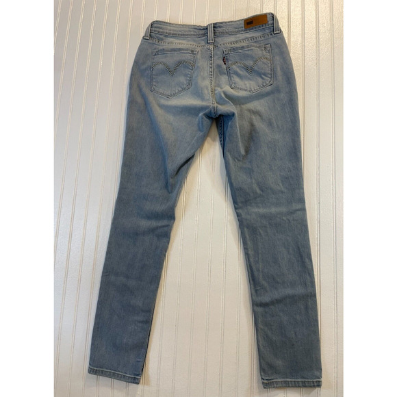LEVI’S BOLD CURVE LOW RISE SKINNY Jeans Light Blue Sz. 15 W32x L32 - Women’s - Picture 2 of 10